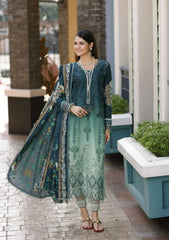 Lawn Collection - Saadia Asad - Eid Handwork - Laserkari - D#3