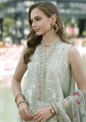 Lawn Collection - Saadia Asad - Eid Handwork - Laserkari - D#5