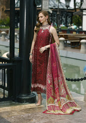 Lawn Collection - Saadia Asad - Eid Handwork - Laserkari - D#12