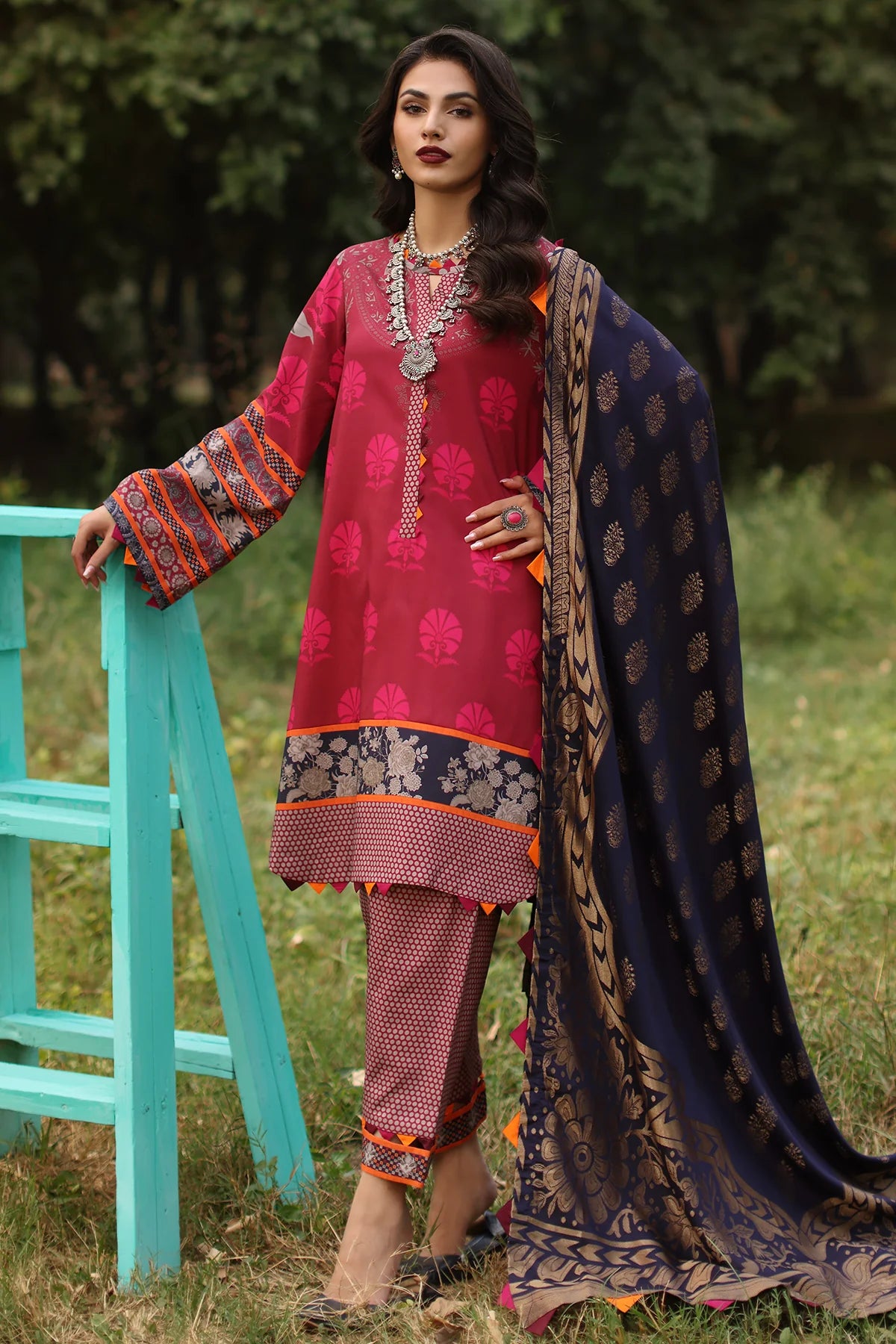 Winter Collection - Charizma - Signature Printed Linen Jacquard - SPW4 - 02