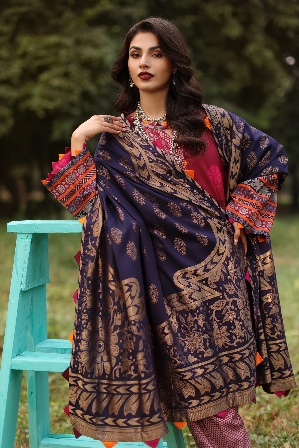 Winter Collection - Charizma - Signature Printed Linen Jacquard - SPW4 - 02