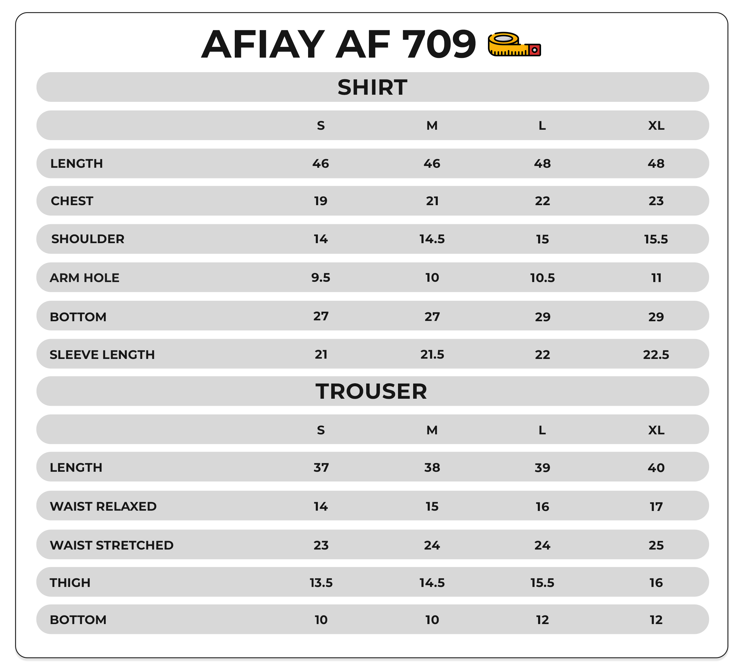 Size Chart Image
