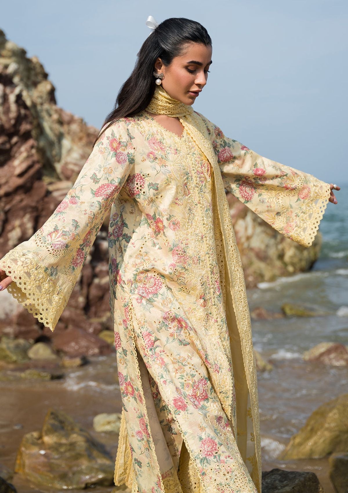 Lawn Collection - Afrozeh - Summer Together - Lawnkari - Aspen