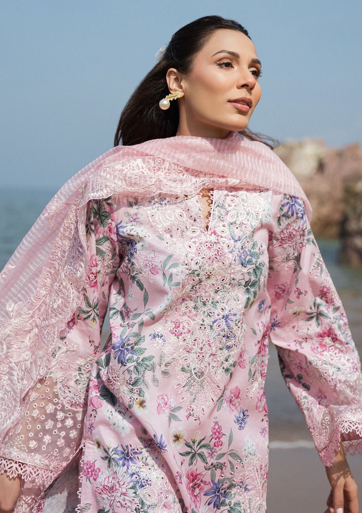 Lawn Collection - Afrozeh - Summer Together - Lawnkari - Lily