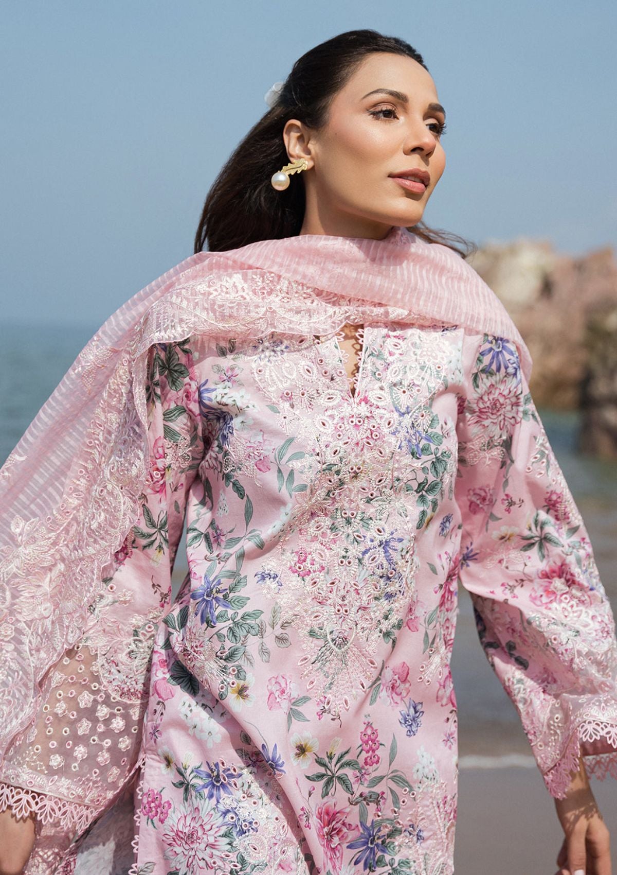 Lawn Collection - Afrozeh - Summer Together - Lawnkari - Lily