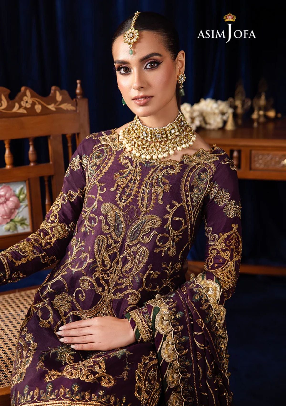 Asim Jofa Luxuxy Chiffon Dress Design No : 1507 – Eastern Fashion