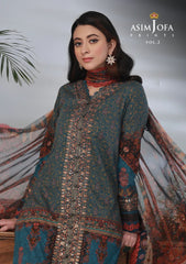Lawn Collection - Asim Jofa - Basic - Print - 3 Pcs - AJBP#36