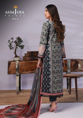 Lawn Collection - Asim Jofa - Basic - Print - 3 Pcs - AJBP#41