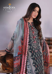 Lawn Collection - Asim Jofa - Basic - Print - 3 Pcs - AJBP#41