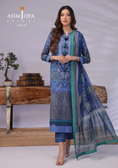 Lawn Collection - Asim Jofa - Basic - Print - 2 Pcs - AJBP#49