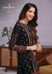 Lawn Collection - Asim Jofa - Basic - Print - 2 Pcs - AJBP#51