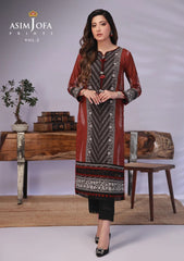 Lawn Collection - Asim Jofa - Basic - Print - 1 Pc - AJBP#58