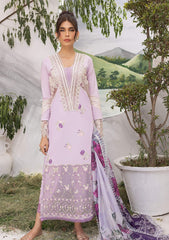 Lawn Collection - Asifa & Nabeel - Aleyna - V02 - LAVANDE (ALV-01)