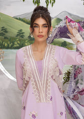 Lawn Collection - Asifa & Nabeel - Aleyna - V02 - LAVANDE (ALV-01)