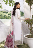 Lawn Collection - Asifa & Nabeel - Aleyna - V02 - WHITE LILY (ALV-02)
