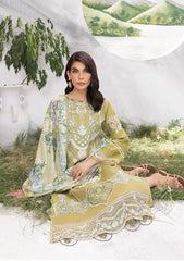 Lawn Collection - Asifa & Nabeel - Aleyna - V02 - AVOCADO (ALV-15)
