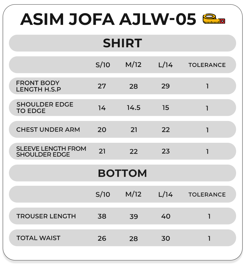 Size Chart Image