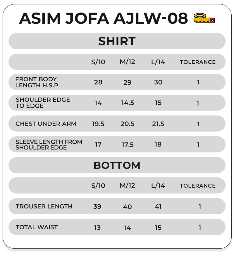 Size Chart Image