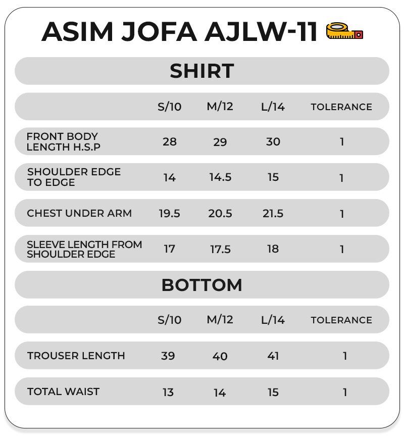 Size Chart Image