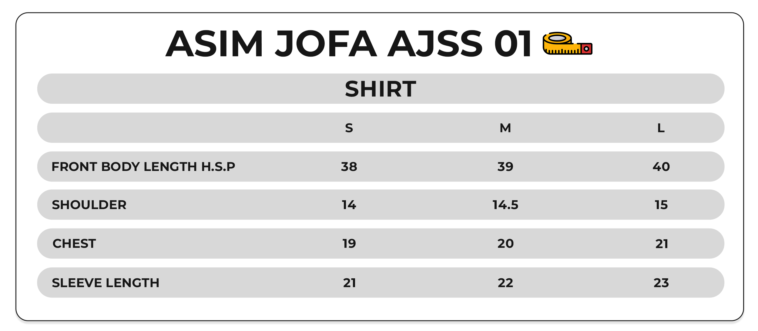 Size Chart Image