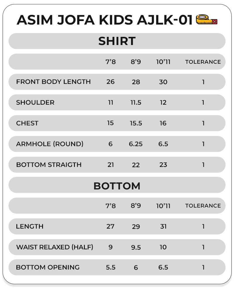 Size Chart Image