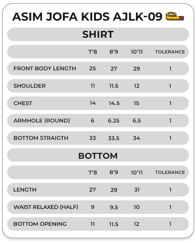 Size Chart Image