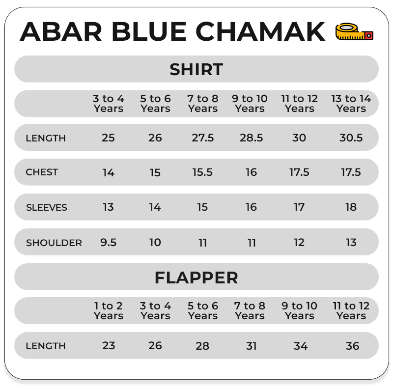 Size Chart Image