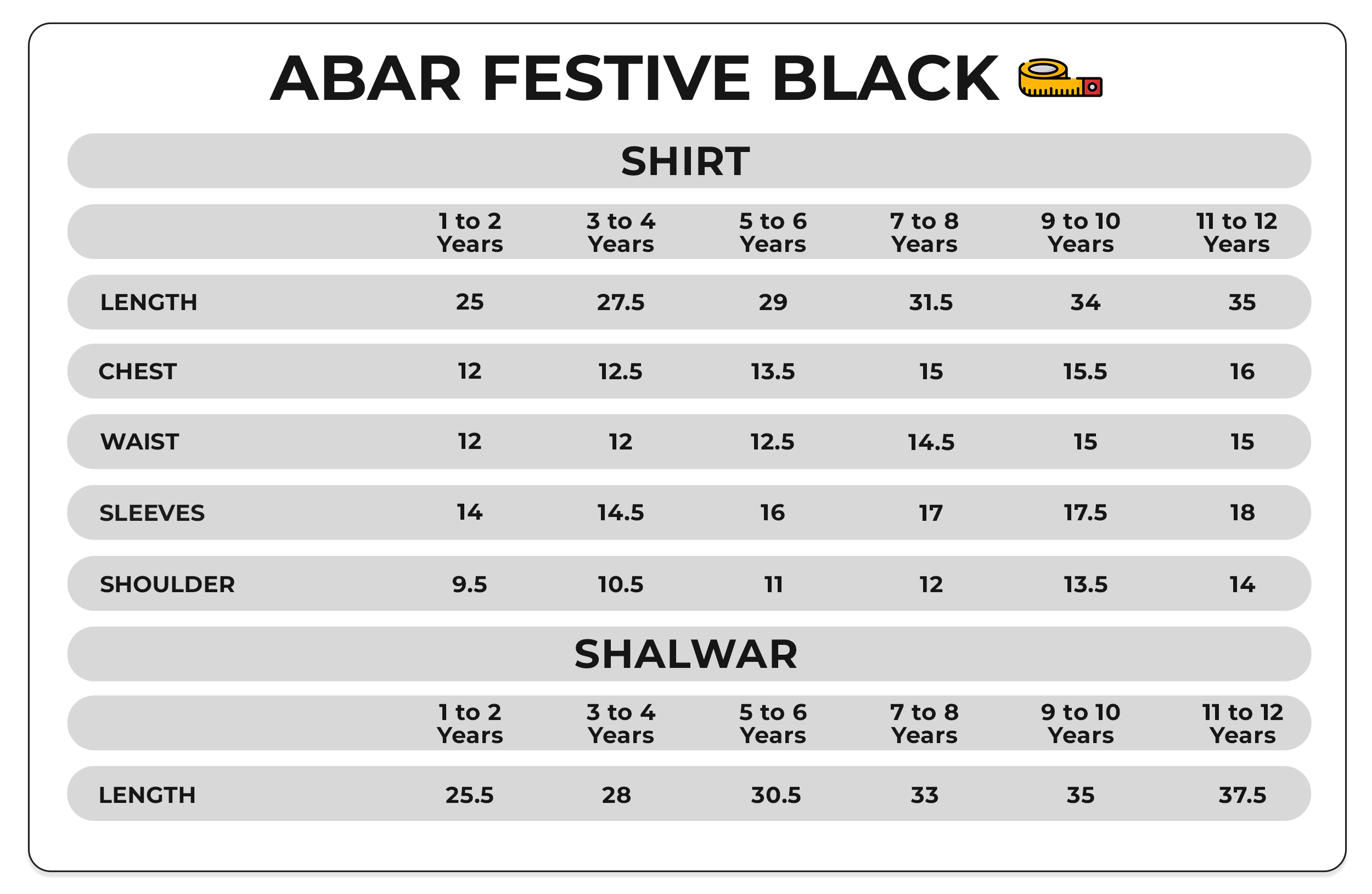 Size Chart Image