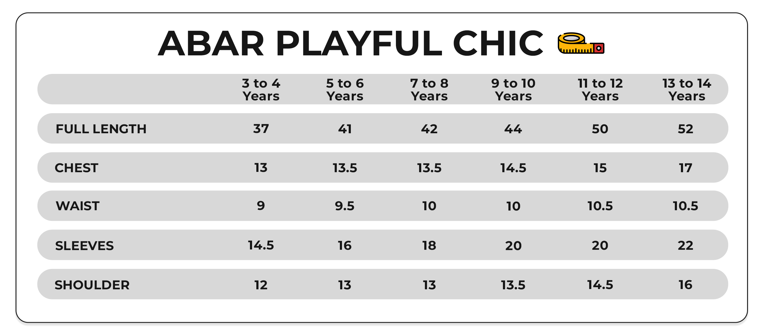 Size Chart Image