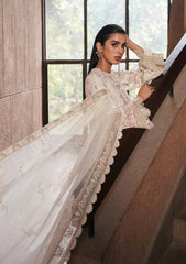 Lawn Collection - Afrozeh - Chikankari - Festive 24 - ACF#8 - Gypsum