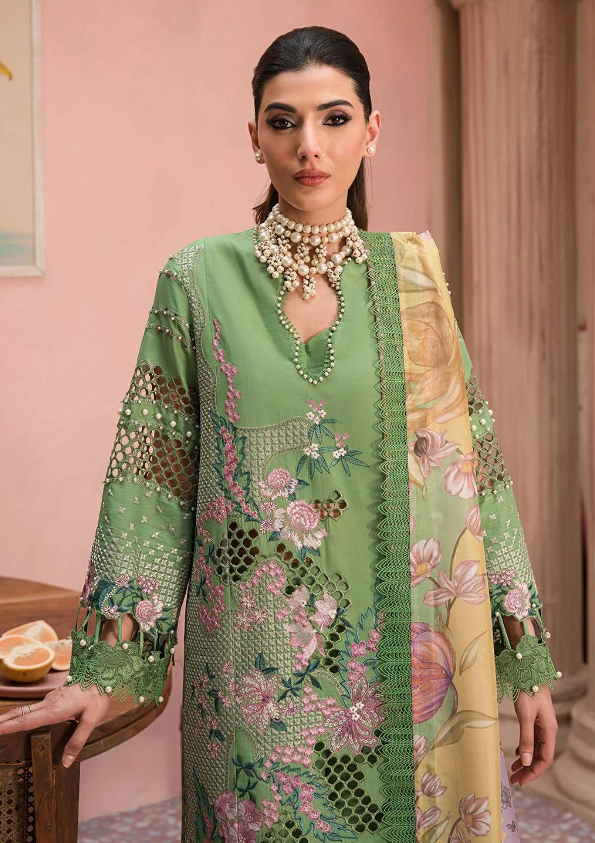 Lawn Collection - Afrozeh - The Painted Garden - Celestial Bouquet