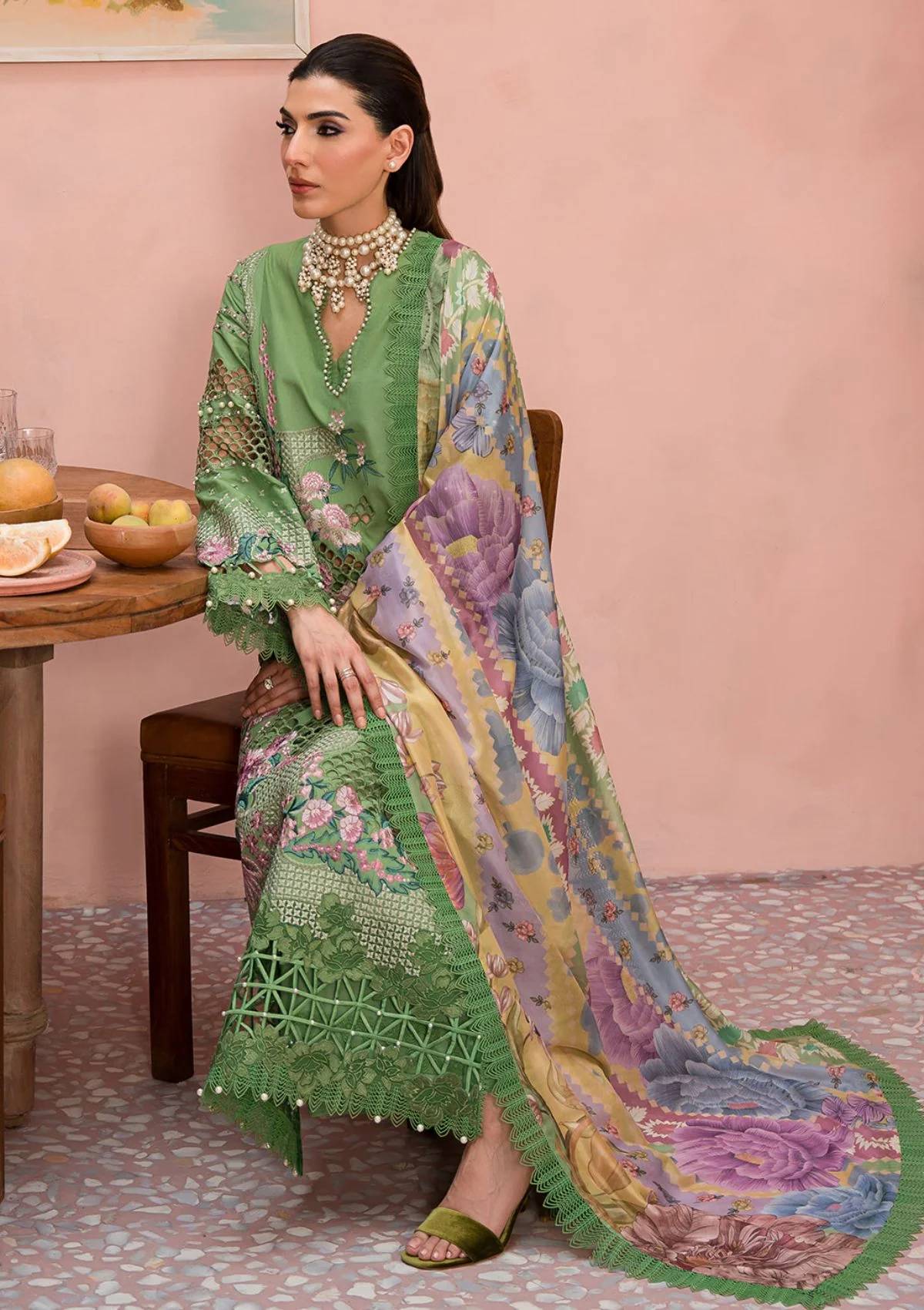 Lawn Collection - Afrozeh - The Painted Garden - Celestial Bouquet