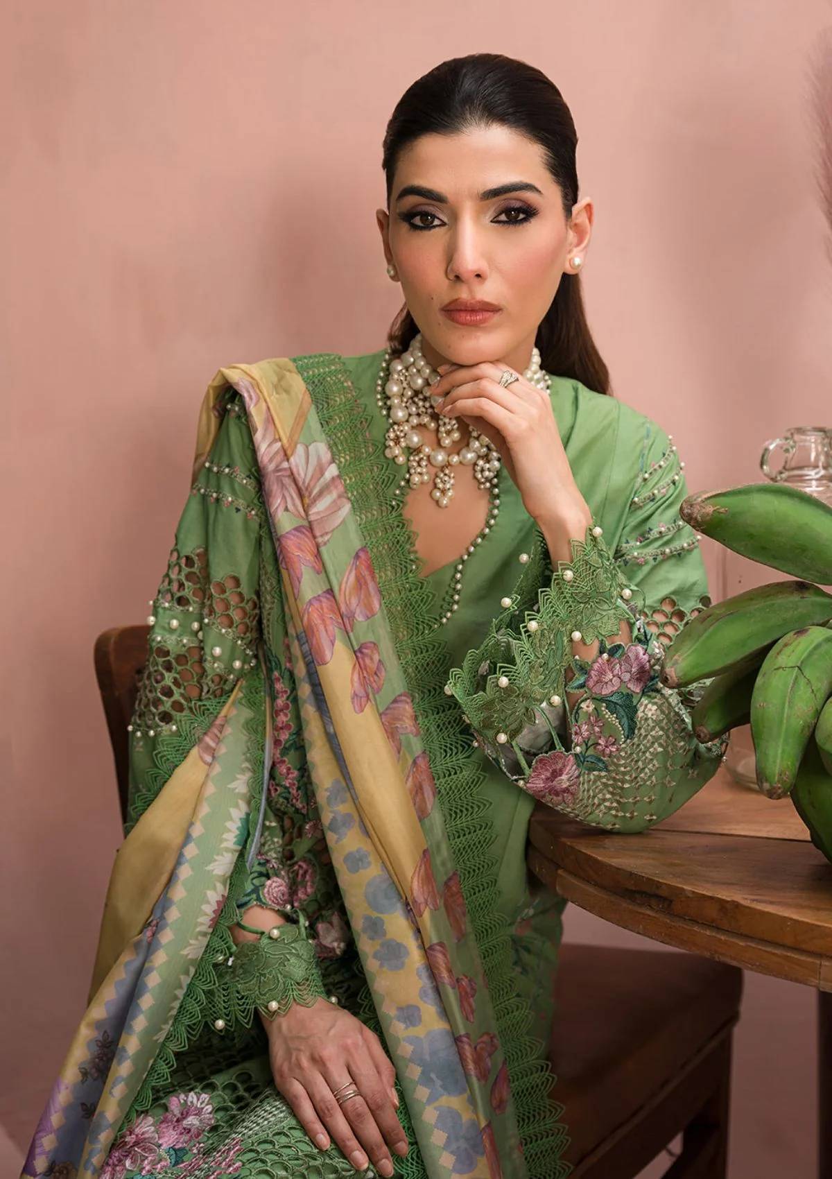 Lawn Collection - Afrozeh - The Painted Garden - Celestial Bouquet