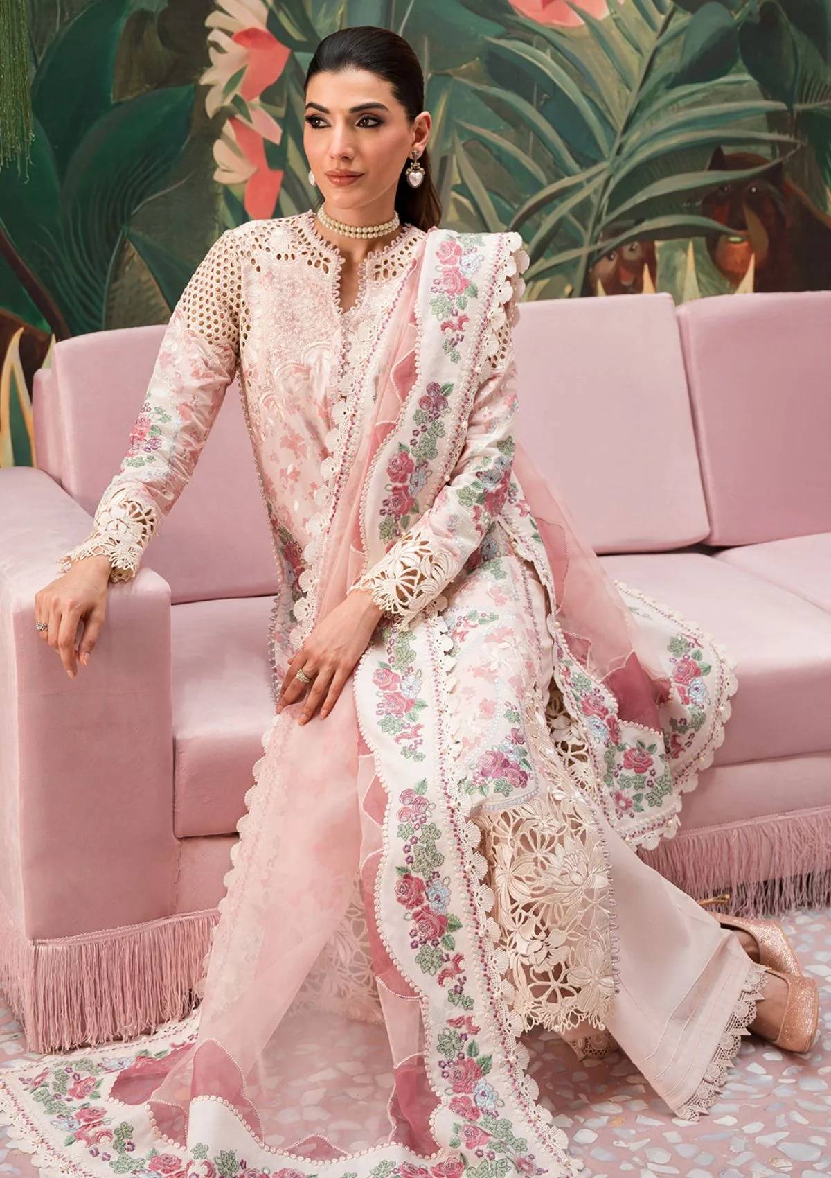 Lawn Collection - Afrozeh - The Painted Garden - Daisy Dream