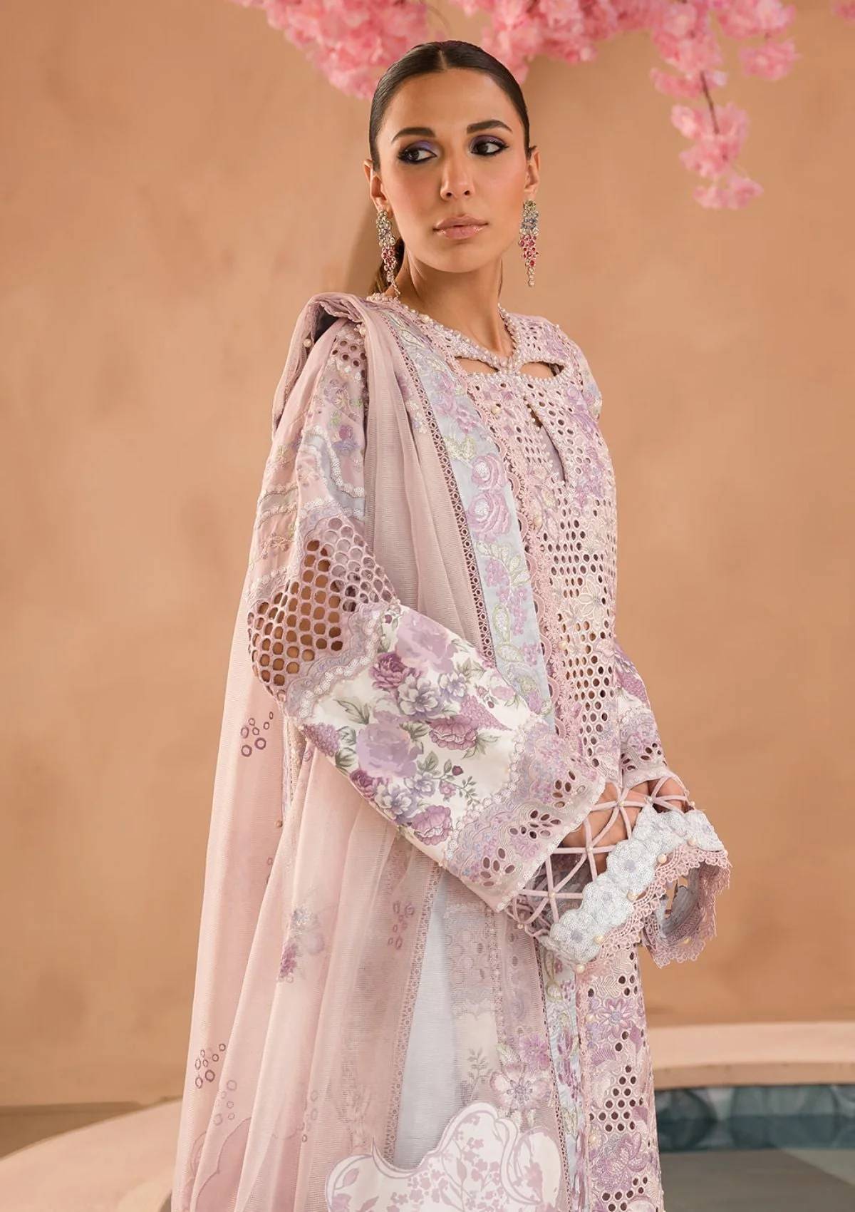 Lawn Collection - Afrozeh - The Painted Garden - Honeysuckle