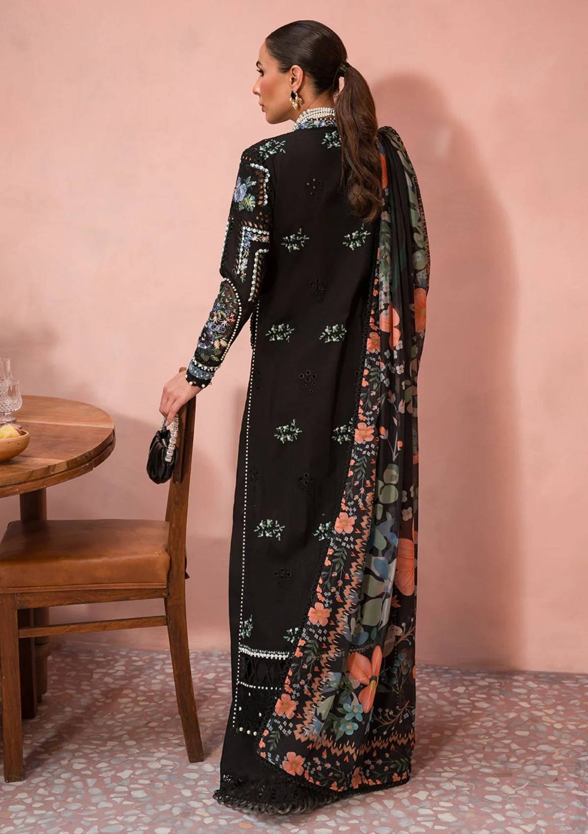 Lawn Collection - Afrozeh - The Painted Garden - Midnight Muse