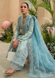 Lawn Collection - Afrozeh - The Painted Garden - Serene Sapphire