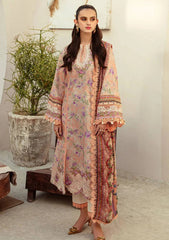 Lawn Collection - Alif - Affordable - AFL#7 - CORAL BLUSH
