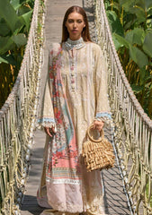 Lawn Collection - Ansab Jahangir - Zoha -  Luxury 24 - AJ24#03 - ADENIUM