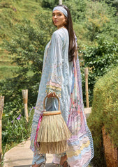 Lawn Collection - Ansab Jahangir - Zoha -  Luxury 24 - AJ24#10 - HELICONIA