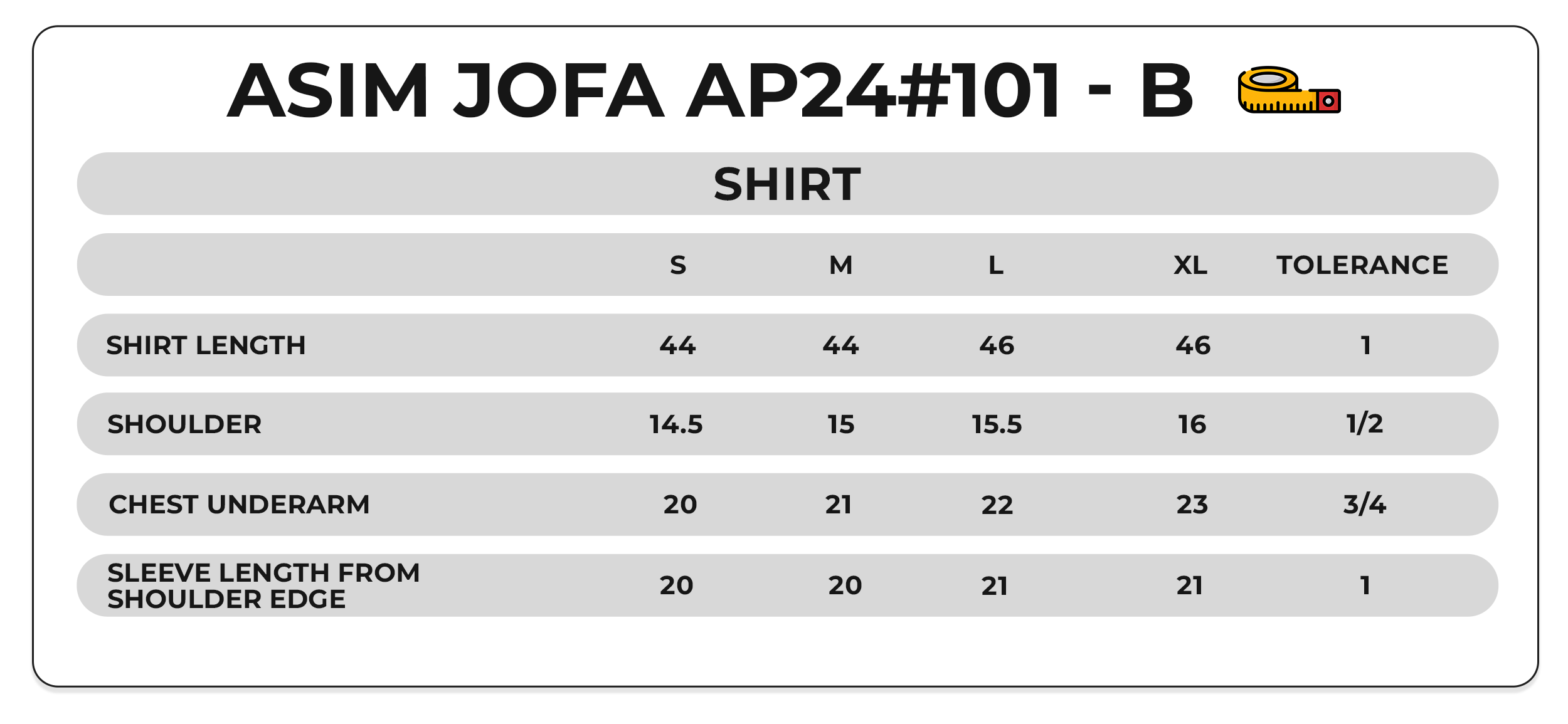 Size Chart Image
