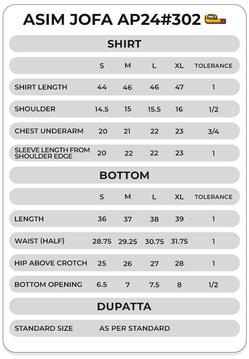 Size Chart Image