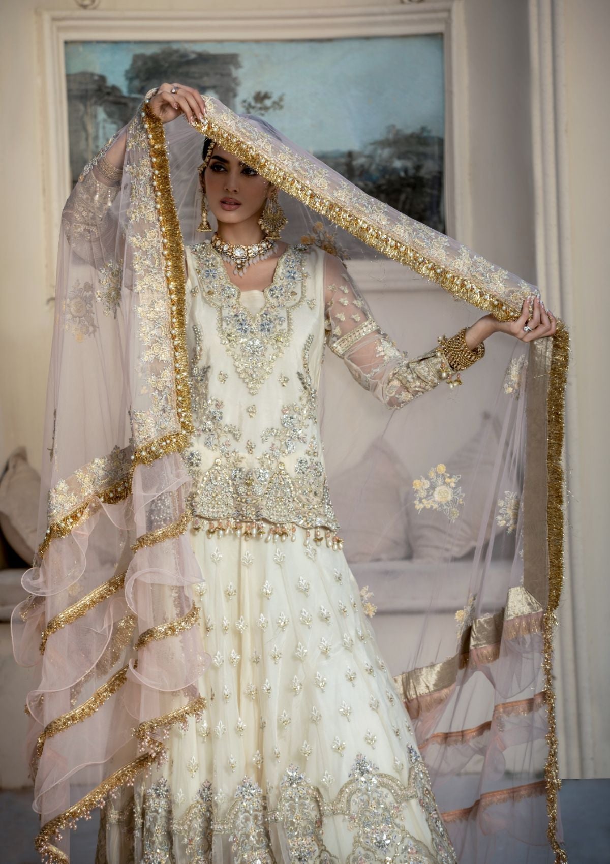 Formal Collection  - Rubaaiyat - Handwork Wedding 23 - Daisy - D#04