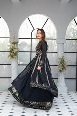Pret Collection - Manahils - Jal Pari - B 007-BLACK