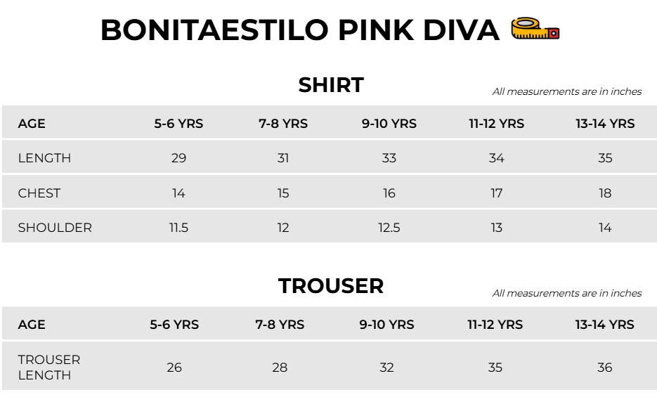 Size Chart Image