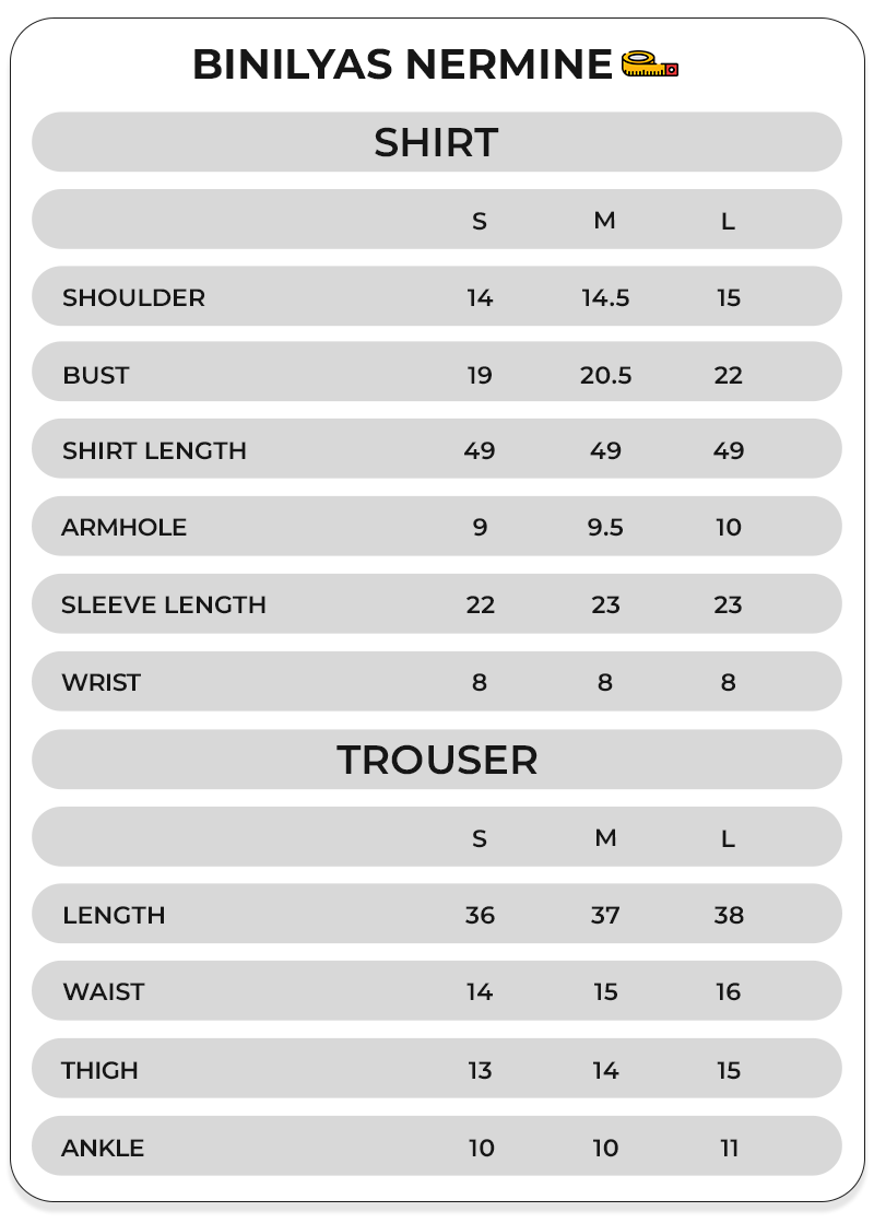 Size Chart Image