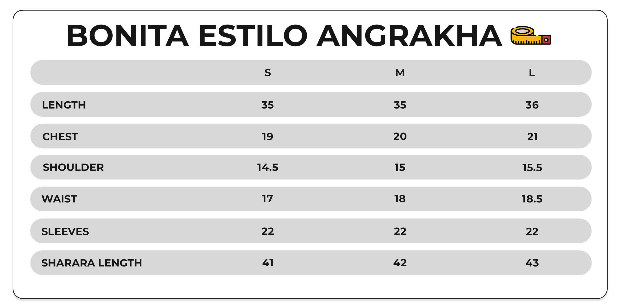 Size Chart Image