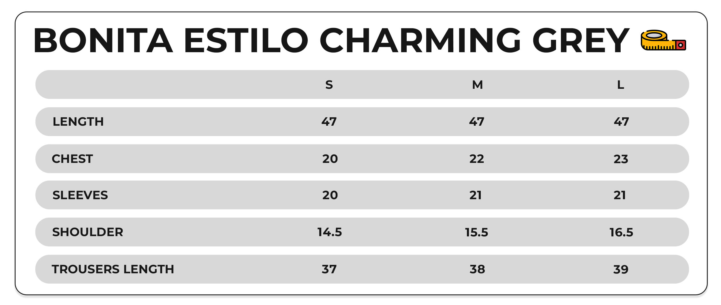 Size Chart Image