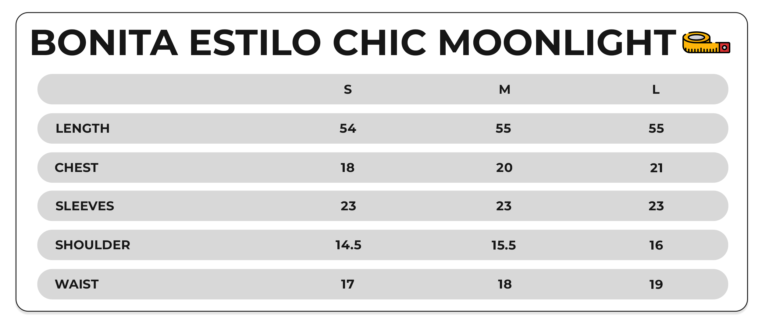 Size Chart Image