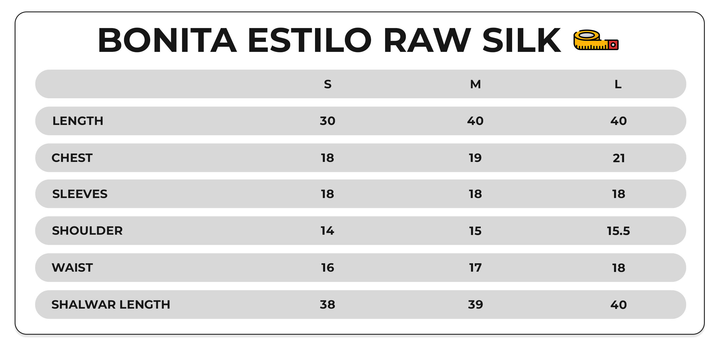 Size Chart Image